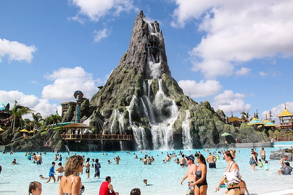 Volcano Bay park view
